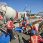 CASTING OF CONCRETE FOR PRECAST PANEL SLAB