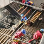 REBAR INSTALLATION FOR MAIN STAIR